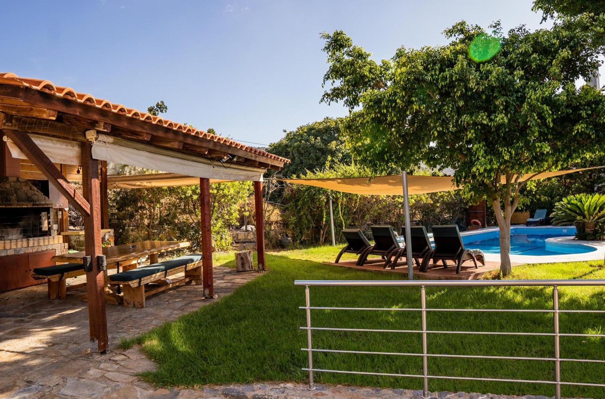 Iris Stone Built Villa Milatos Dış mekan fotoğraf