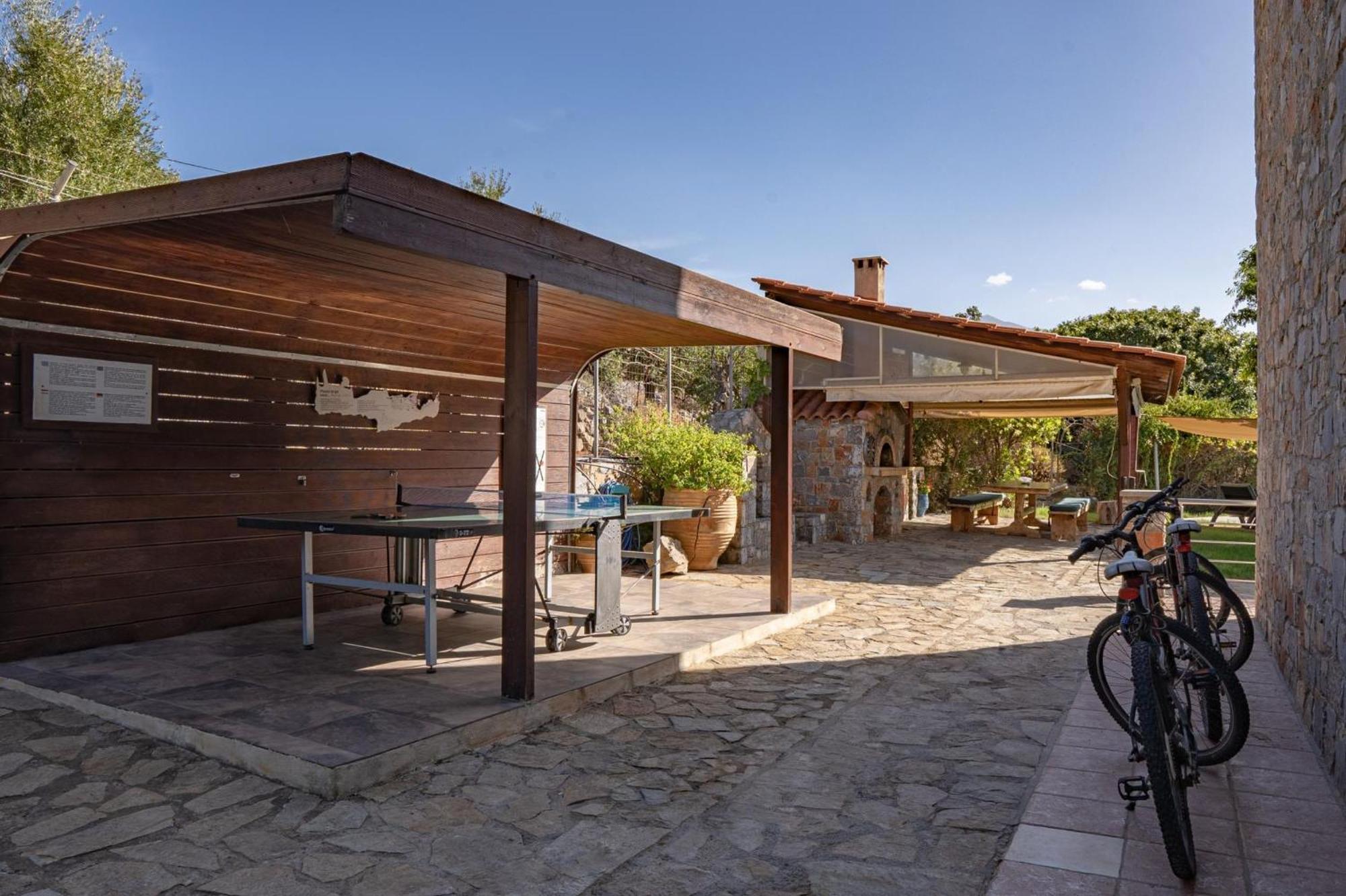 Iris Stone Built Villa Milatos Dış mekan fotoğraf